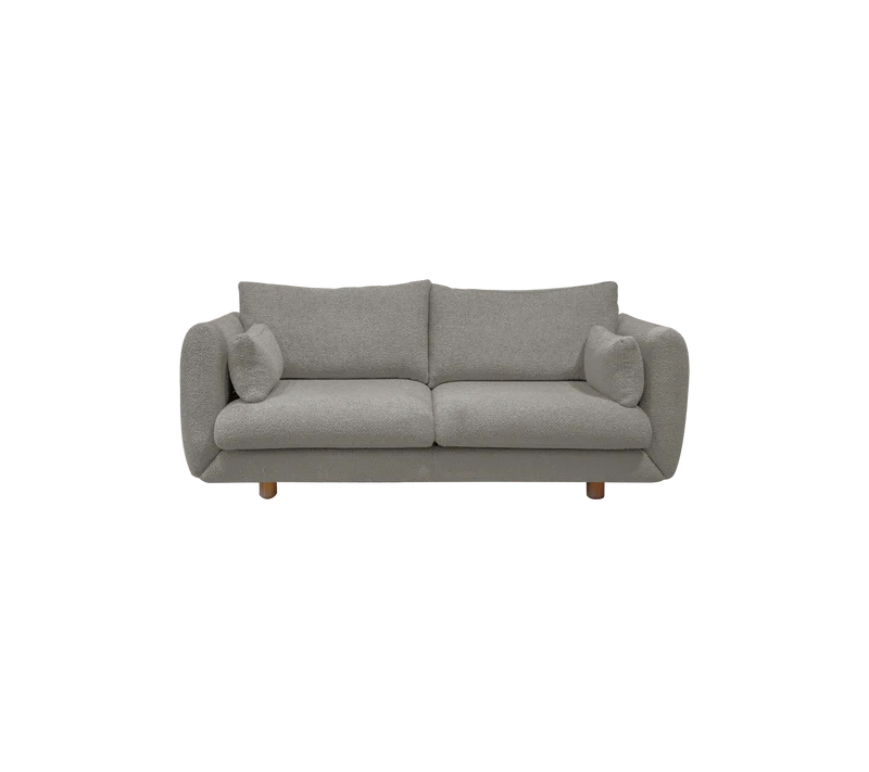 Bloom 2-seater sofa w/teak legs