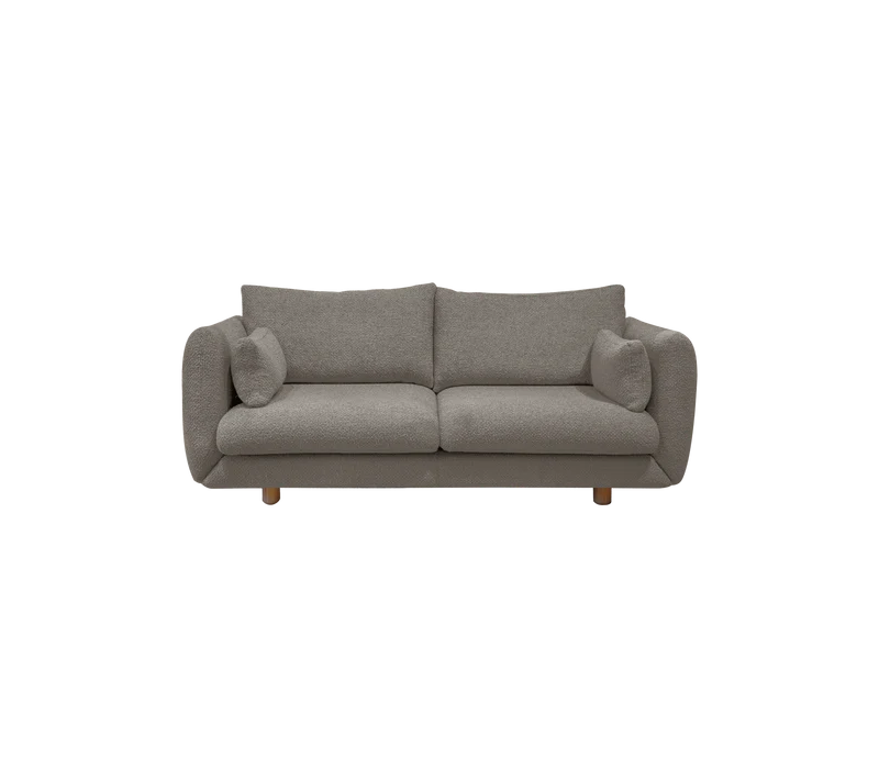 Bloom 2-seater sofa w/teak legs