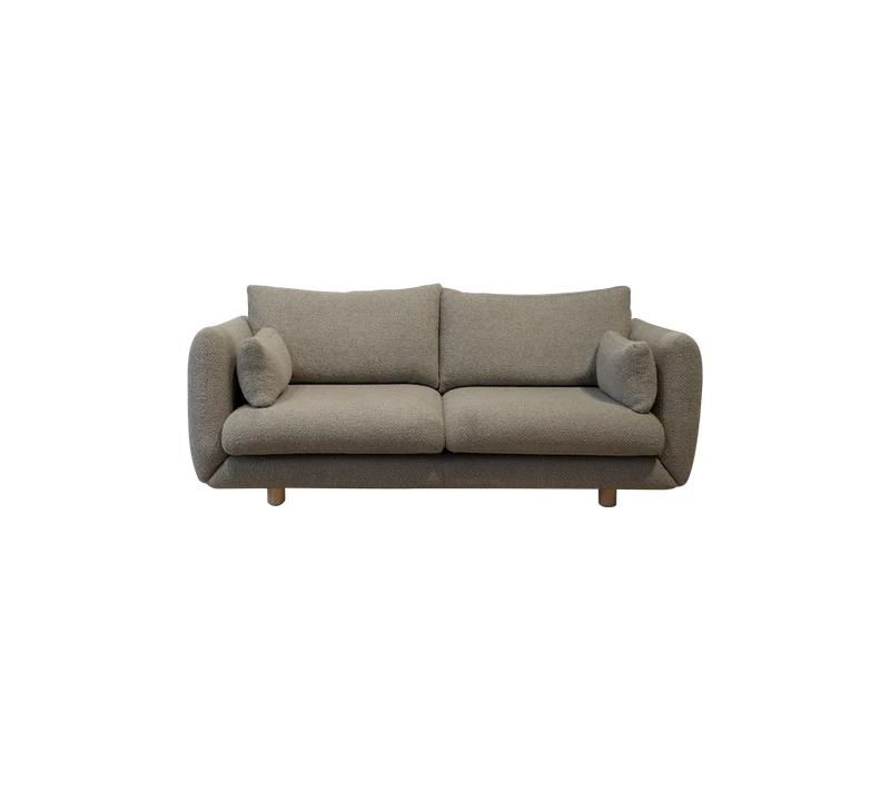 Bloom 2-seater sofa w/teak legs