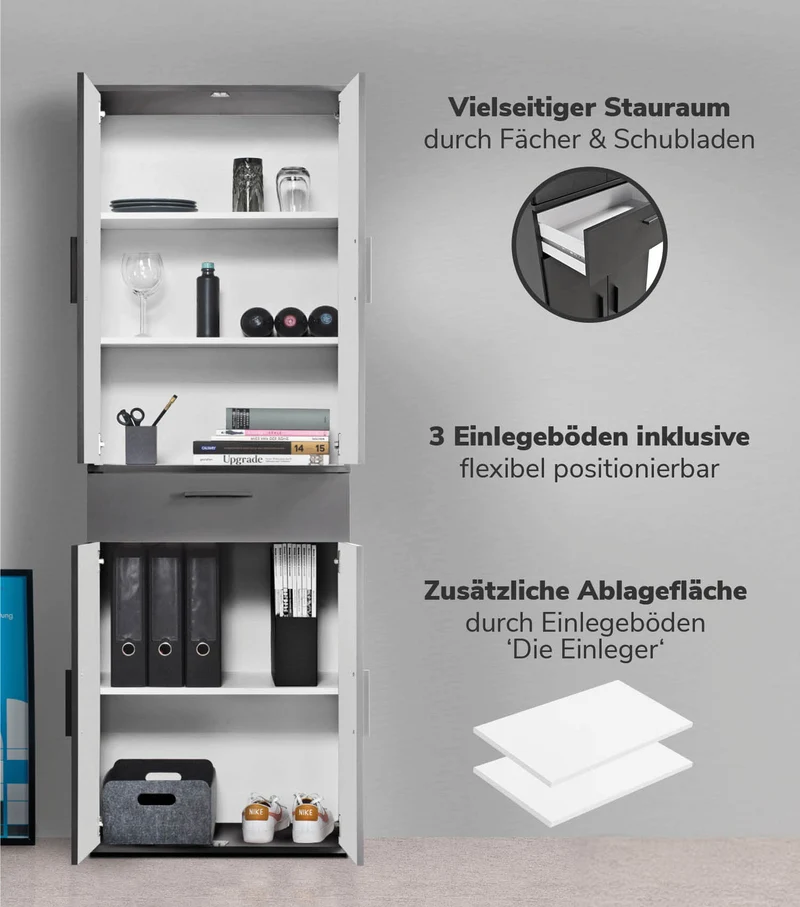 Die Allzweckwaffe' - Schränke-Set/Stauraum-Set/Mehrzweckmöbel-Set