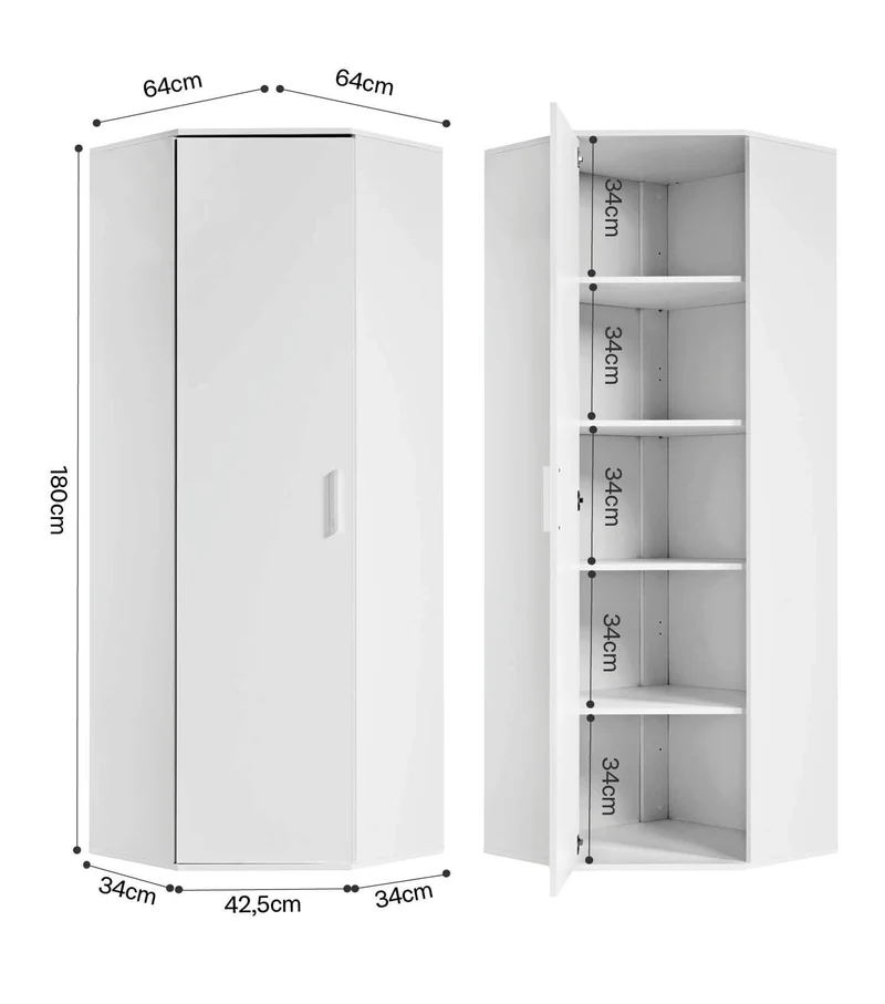 Eckschrank 'Der Lange'