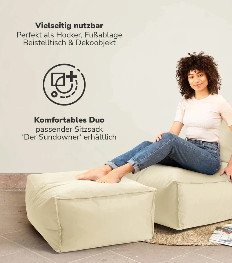 RELOVED Outdoor Pouf 'Der Ruhepouf'