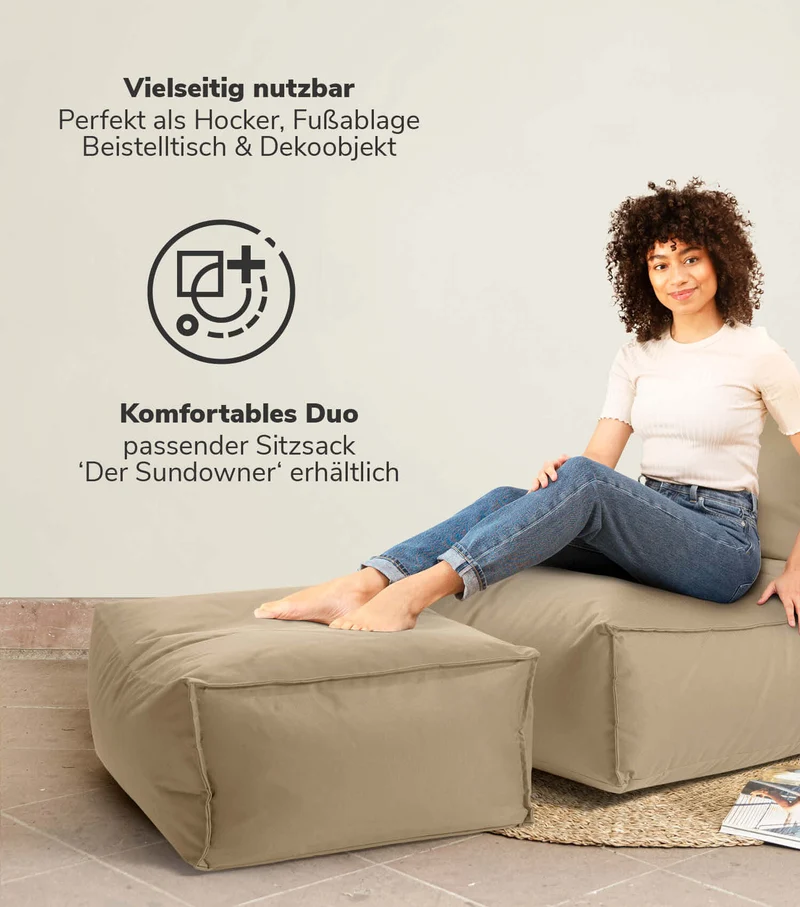 RELOVED Outdoor Pouf 'Der Ruhepouf'