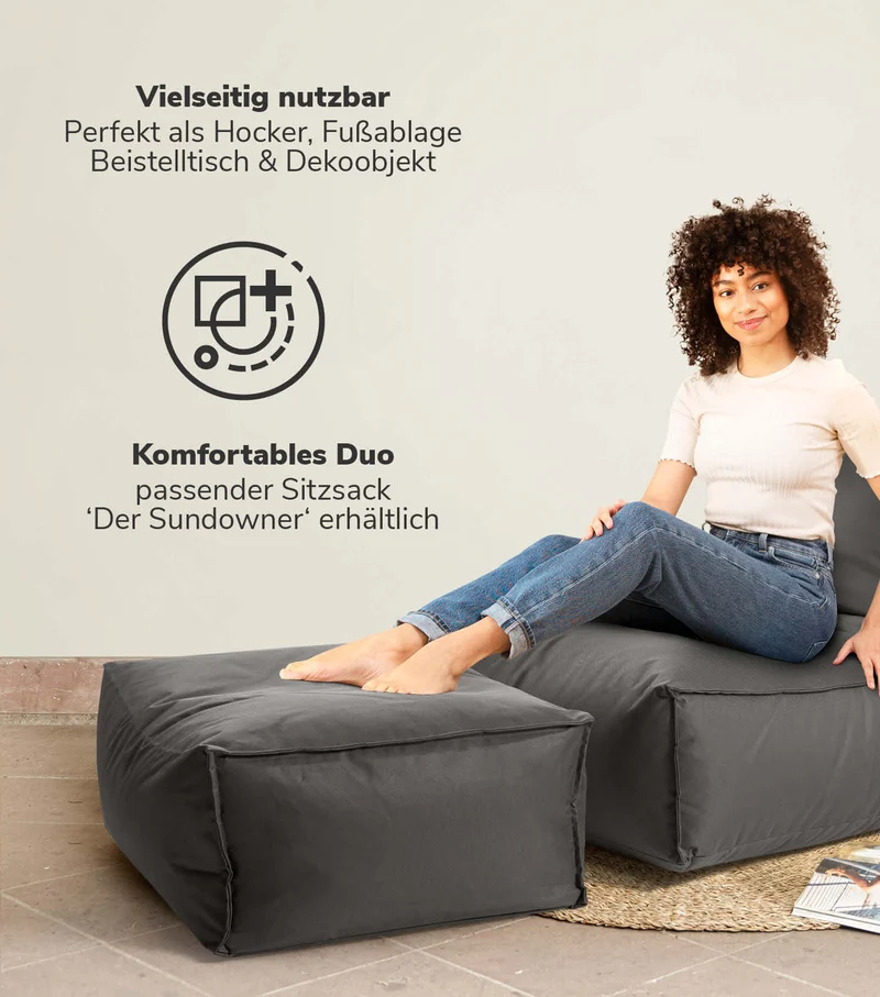 RELOVED Outdoor Pouf 'Der Ruhepouf'