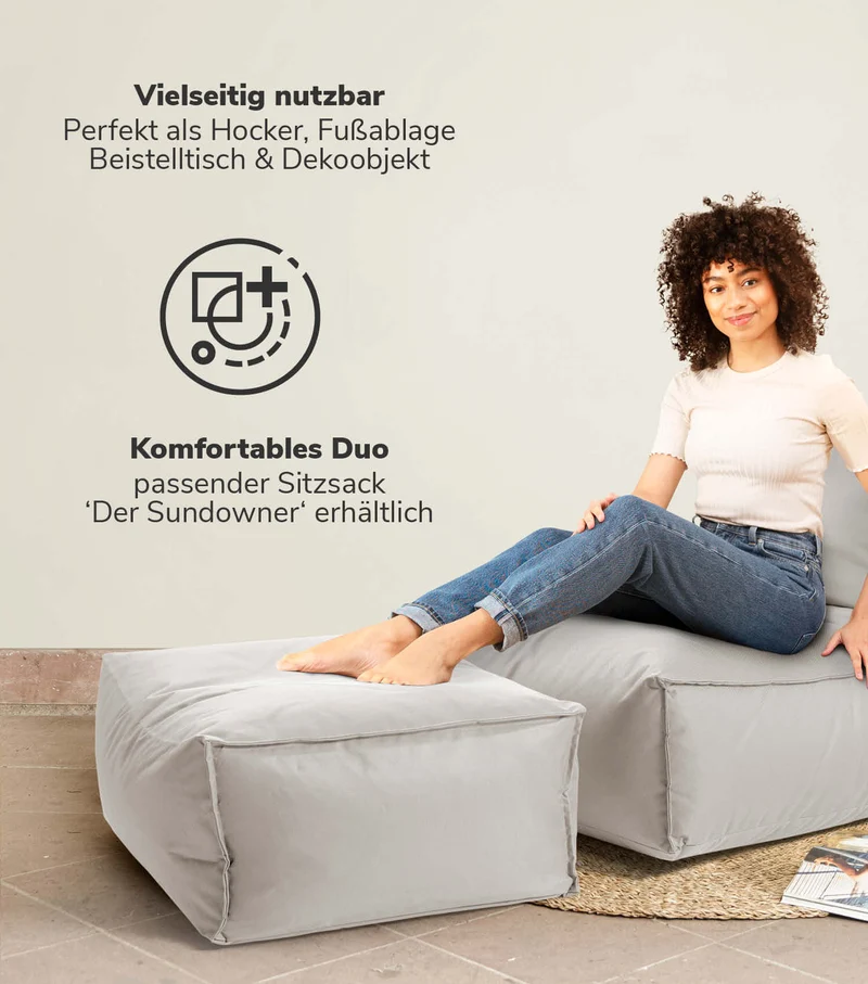 RELOVED Outdoor Pouf 'Der Ruhepouf'