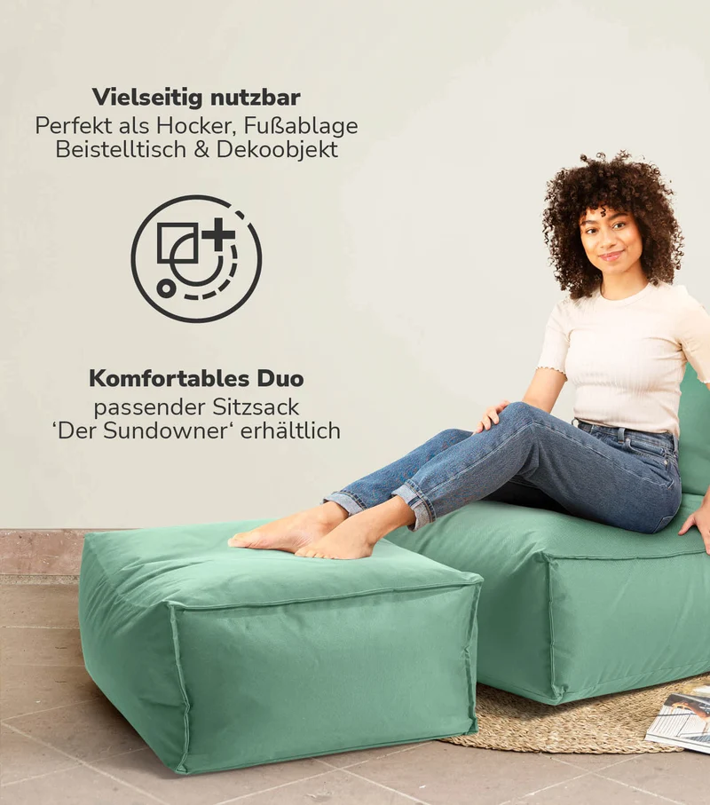 RELOVED Outdoor Pouf 'Der Ruhepouf'