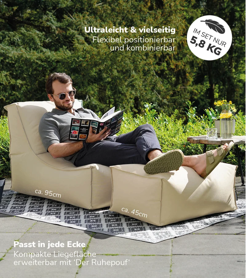 RELOVED Indoor & Outdoor Sitzsack 'Der Sundowner'