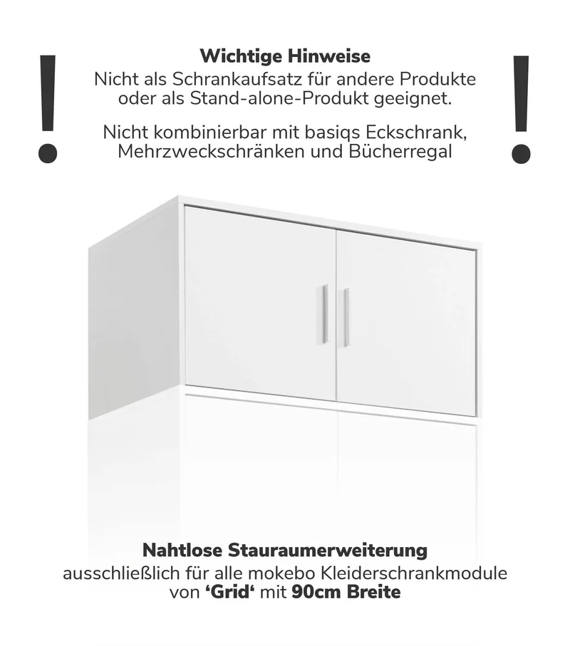 Kleiderschrankaufsatz 'Der Hochstapler'