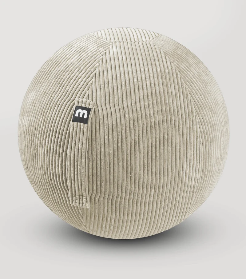 Sitzball auch mit Cordbezug 'Der Runde'
