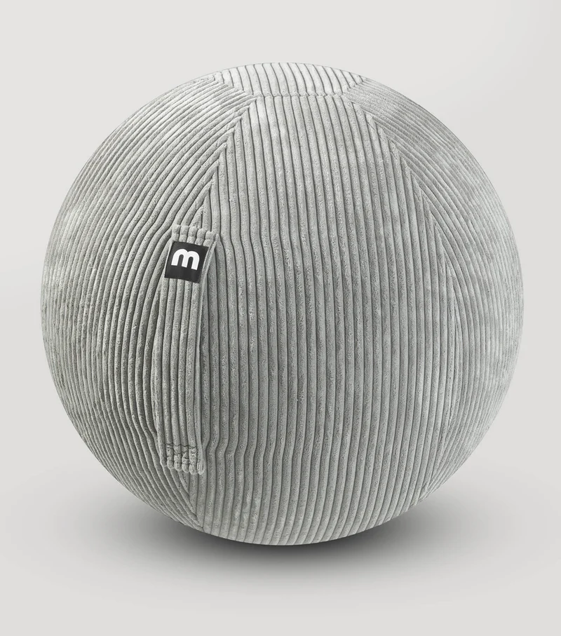 Sitzball auch mit Cordbezug 'Der Runde'