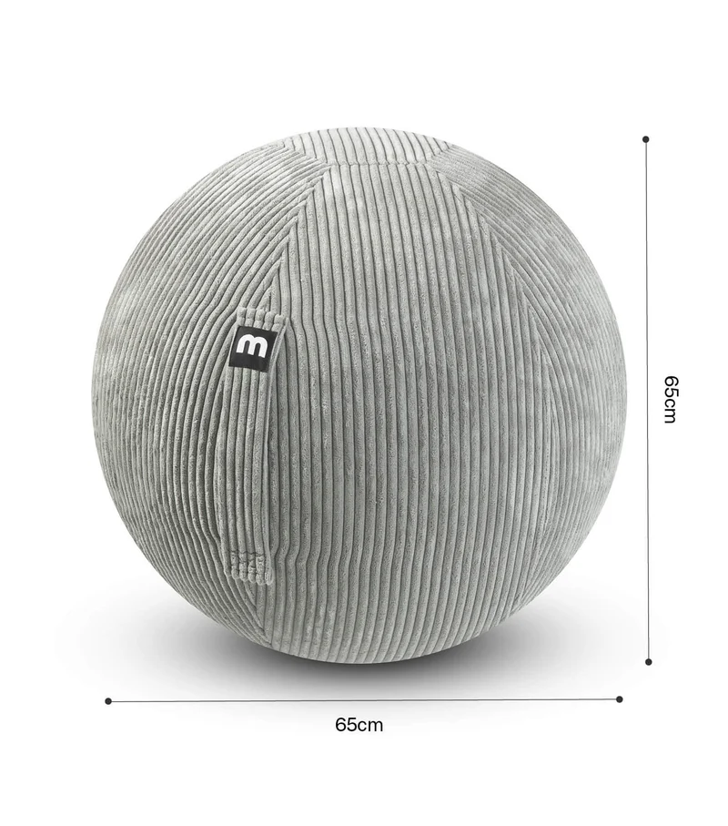 Sitzball auch mit Cordbezug 'Der Runde'