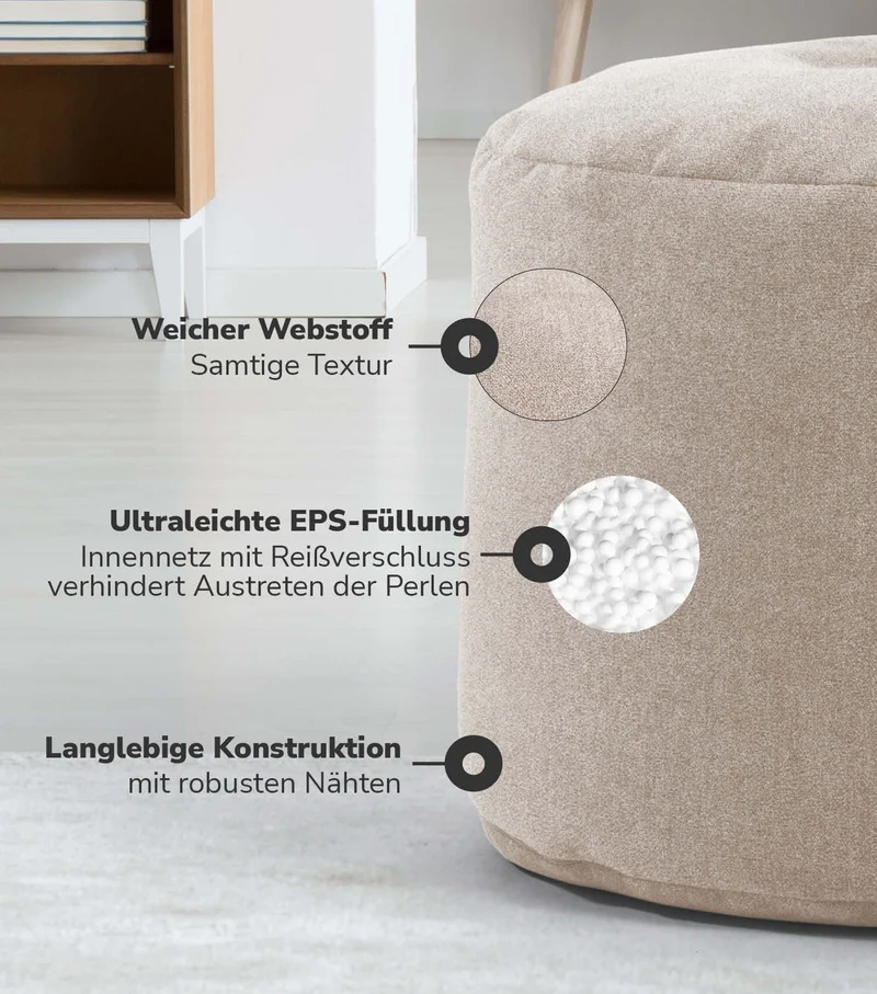Indoor Pouf 'Der Ruhepouf'