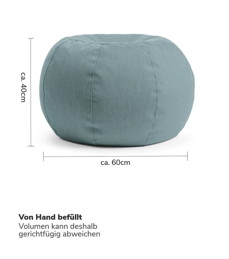 Outdoor Pouf 'Der Kugelige'