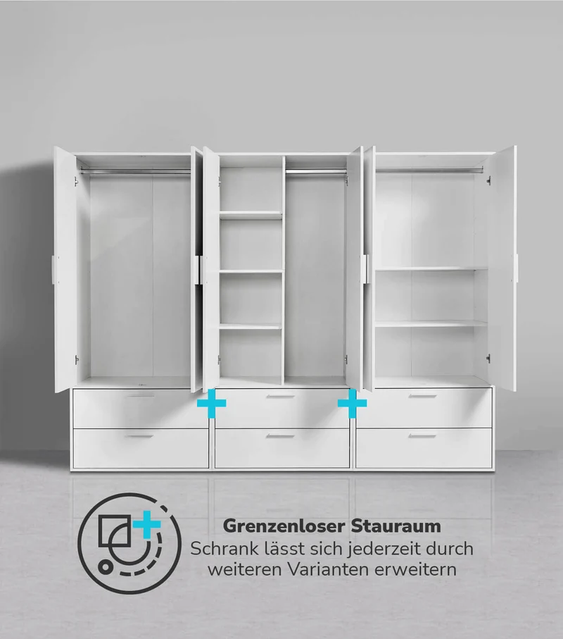 Kleiderschrank 'Der Kleiderheld'