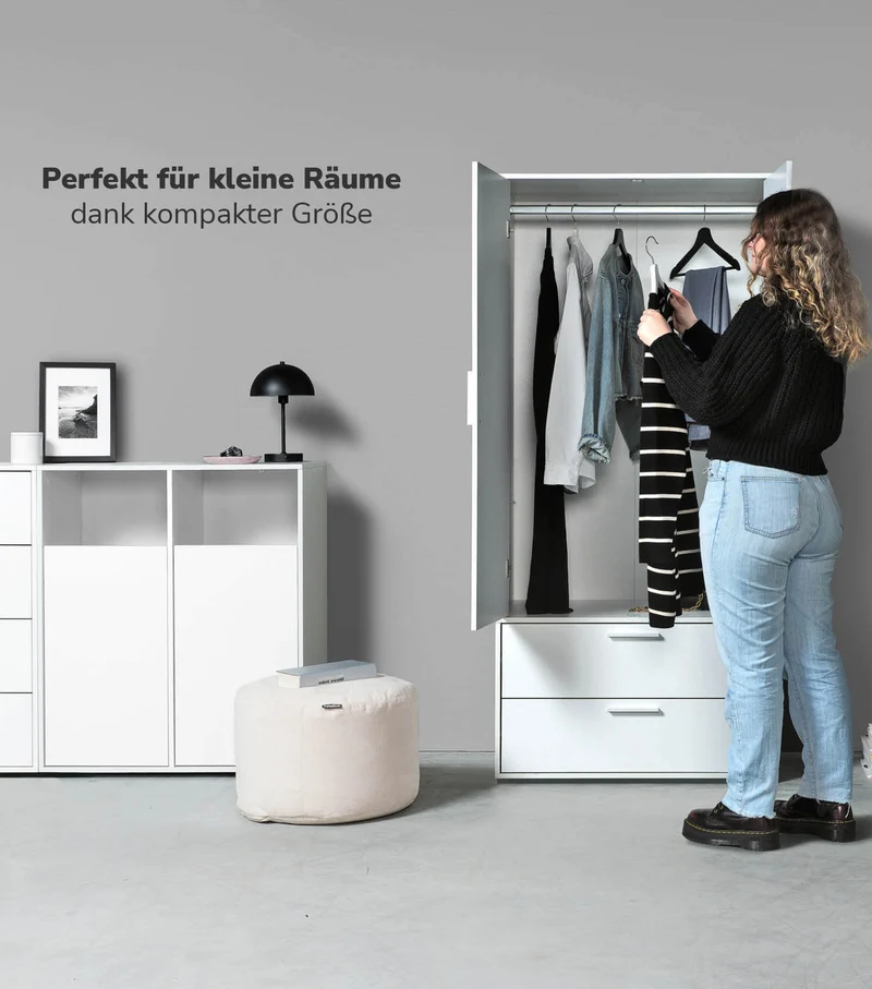 Kleiderschrank 'Der Kleiderheld'