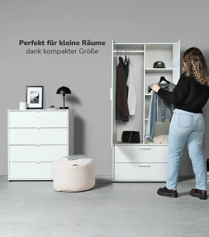 Kleiderschrank 'Der Kleiderheld'