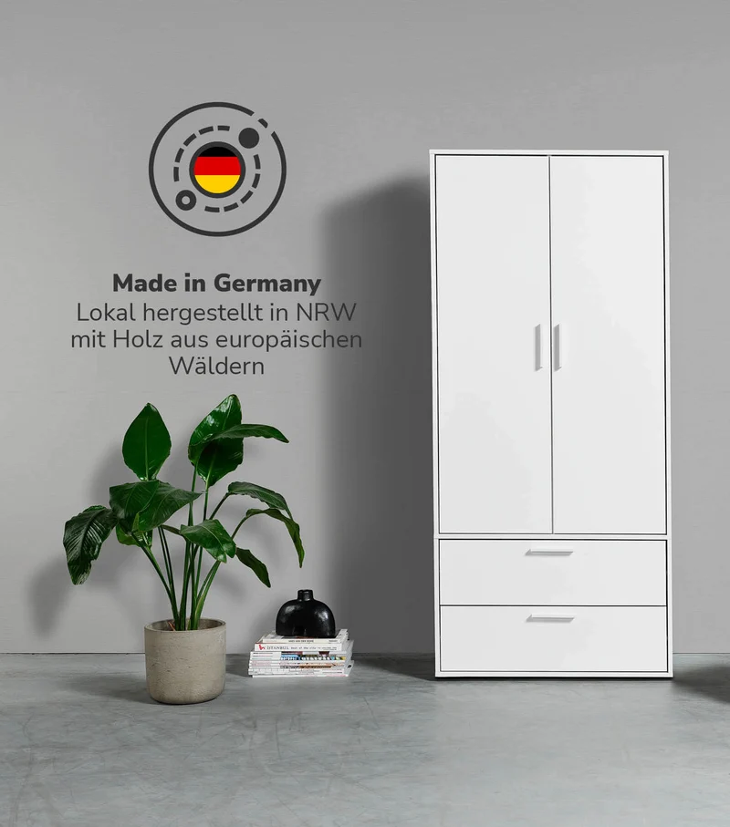 Kleiderschrank 'Der Kleiderheld'