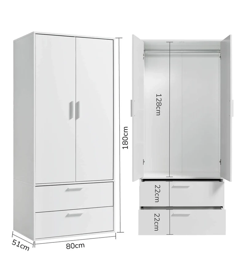 Kleiderschrank 'Der Kleiderheld'