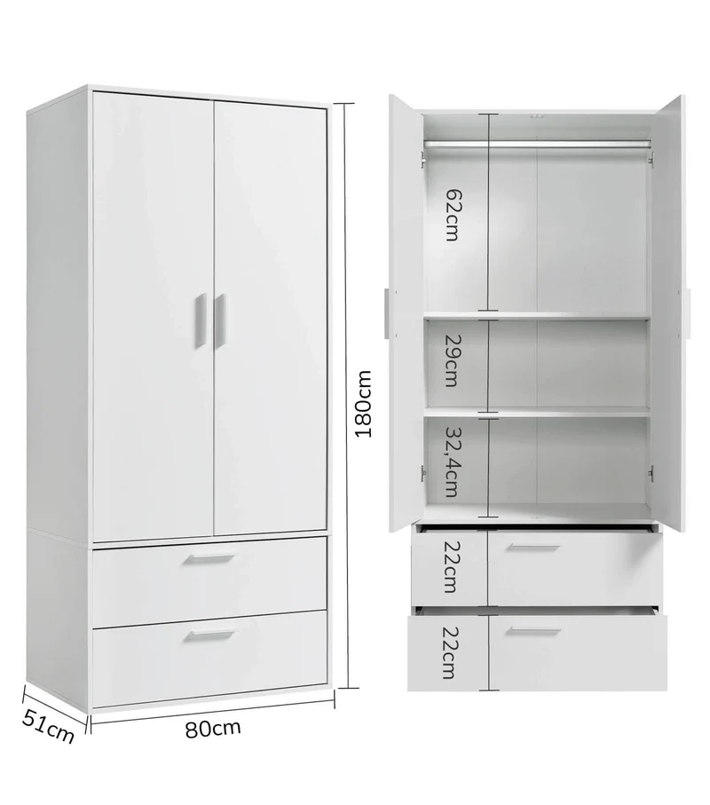 Kleiderschrank 'Der Kleiderheld'