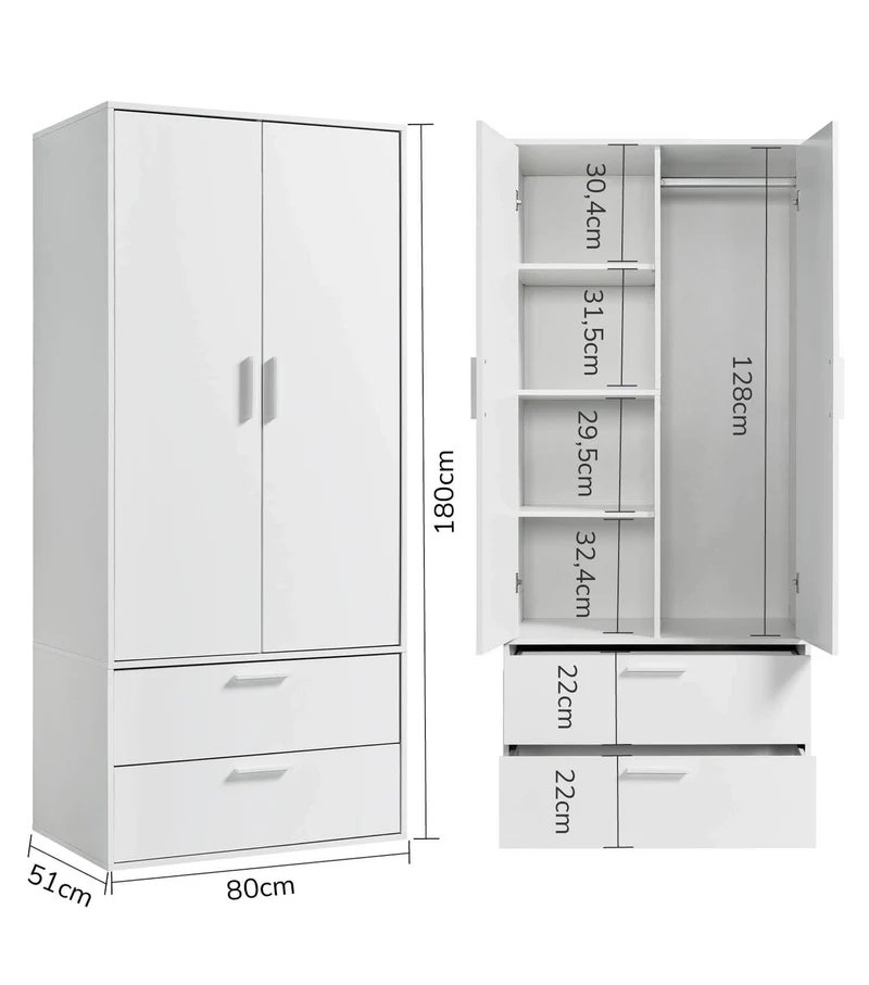 Kleiderschrank 'Der Kleiderheld'