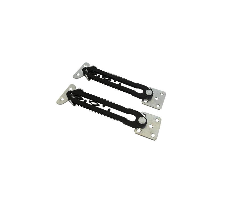 Scale connection brackets in galvanized steel w/plastic