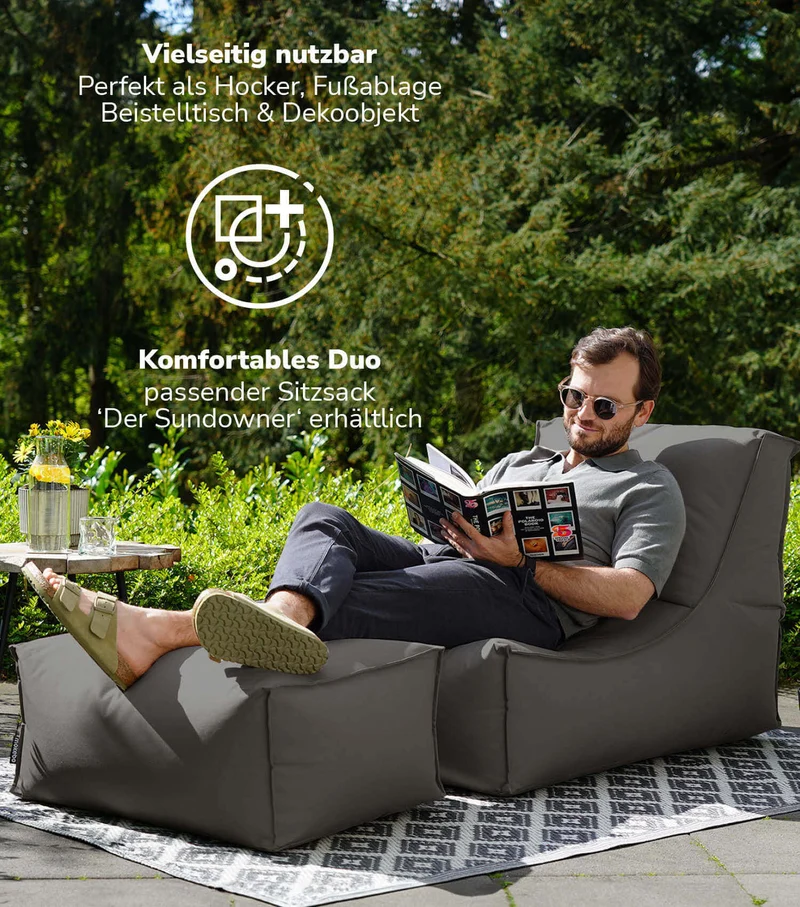 Outdoor Pouf 'Der Ruhepouf'