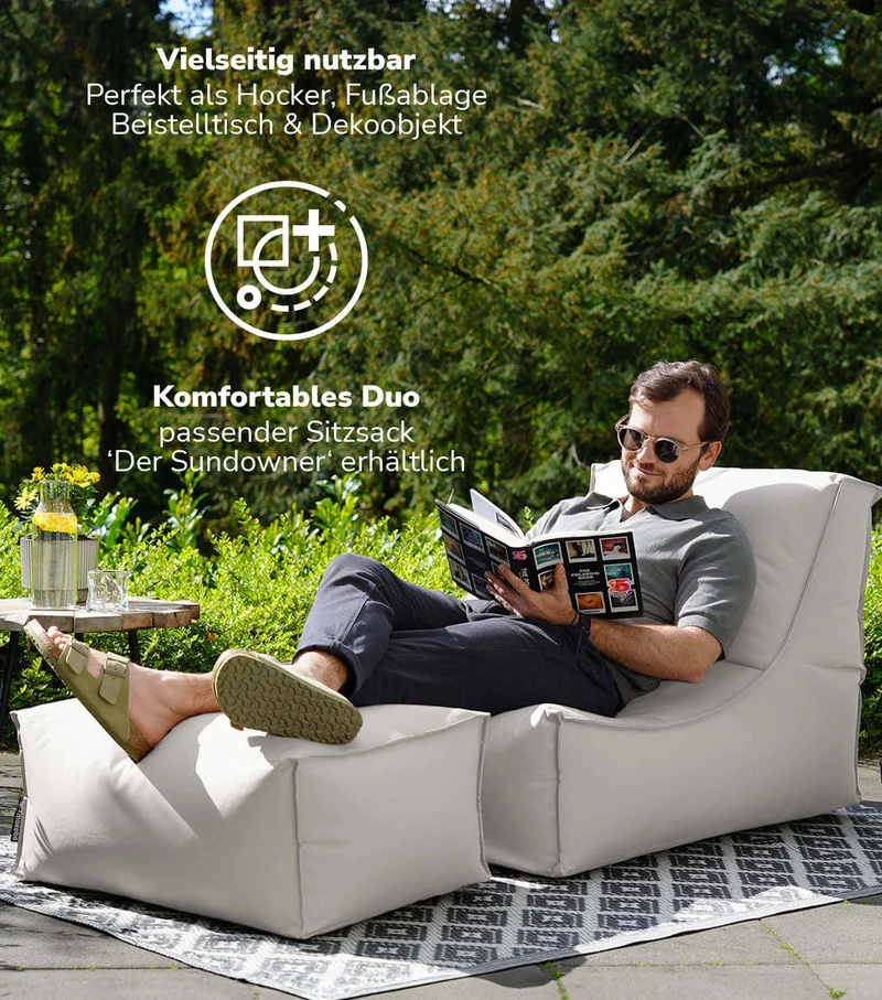 Outdoor Pouf 'Der Ruhepouf'