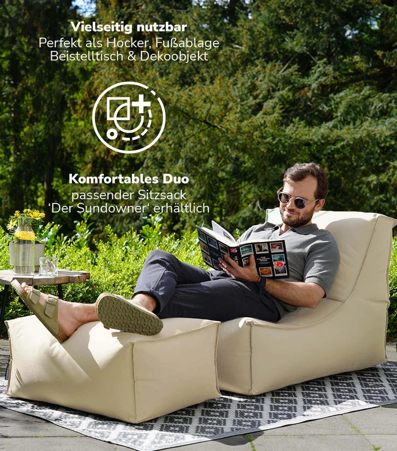Outdoor Pouf 'Der Ruhepouf'