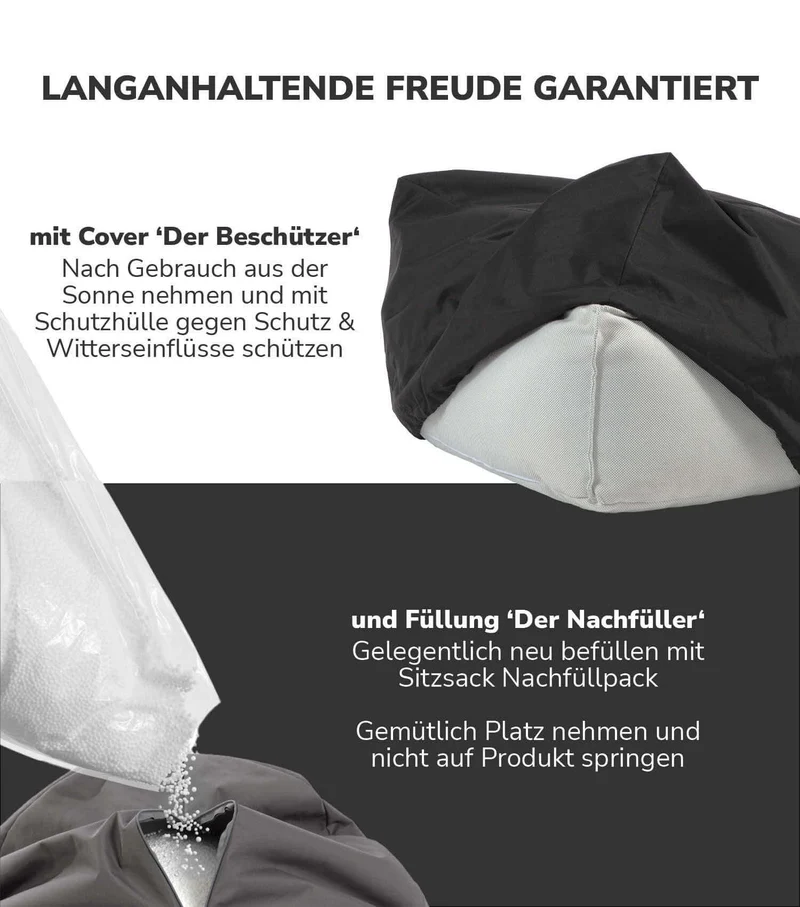 Outdoor Pouf 'Der Ruhepouf'