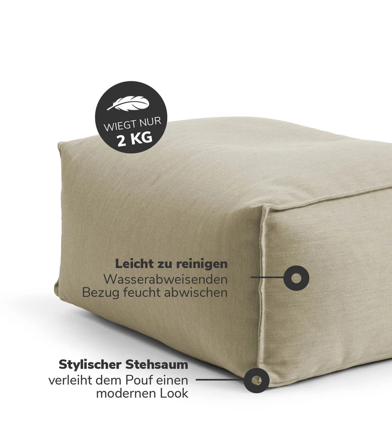 Outdoor Pouf 'Der Ruhepouf'