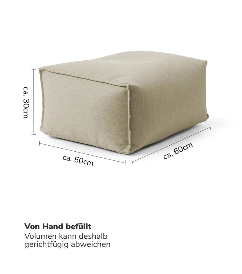 Outdoor Pouf 'Der Ruhepouf'