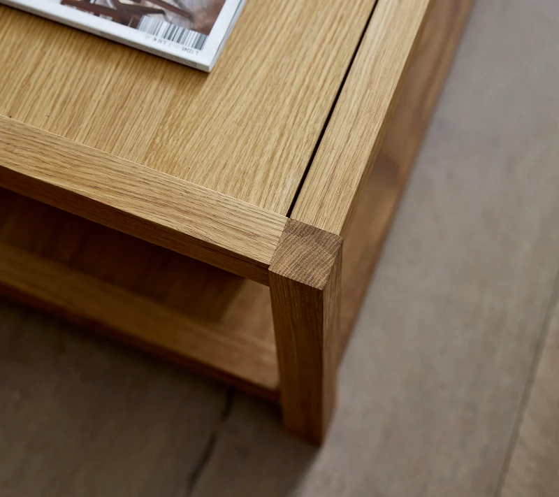 Scale coffee table, small, Oak