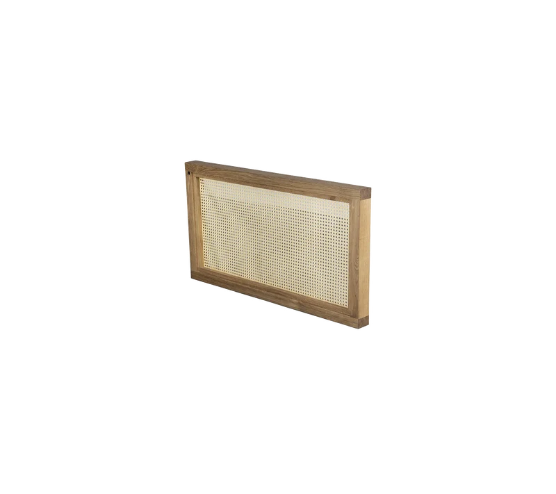 Scale armrest, right, w/French Weave natural, Oak