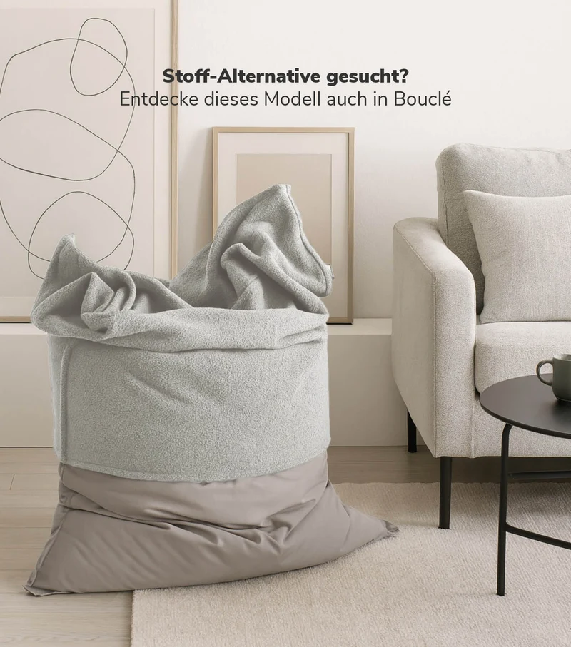 Sitzsack Bezug aus Cord 'Das Kuschelcover'