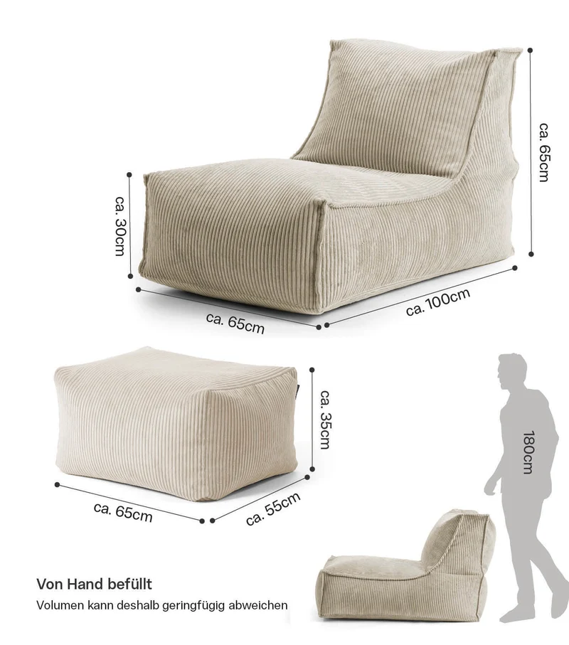 Cord Sitzsack 'Doze'