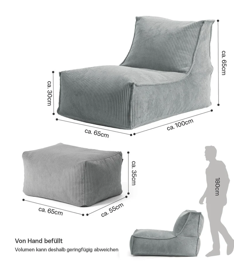 Cord Sitzsack 'Doze'