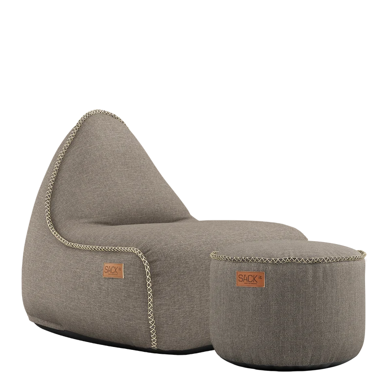 Cobana Lounge Chair & Pouf