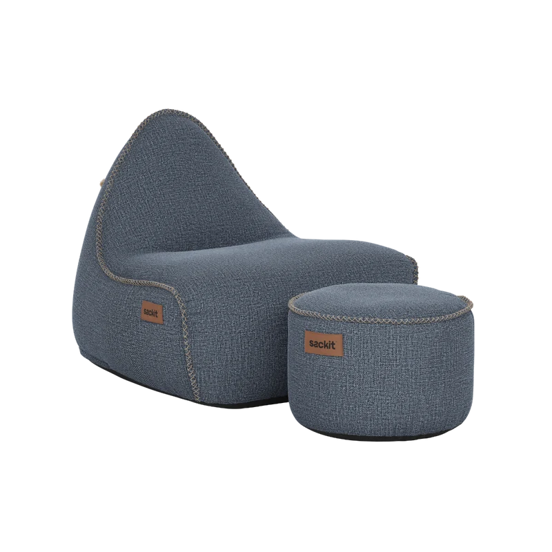 Cobana Lounge Chair & Pouf