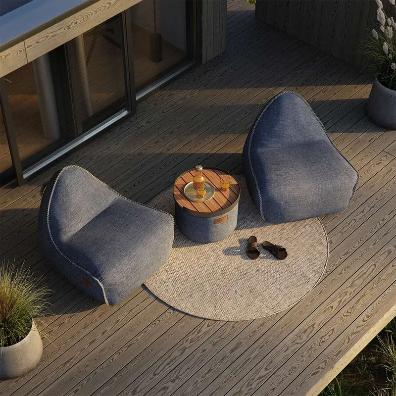 Cobana Lounge Chair & Pouf