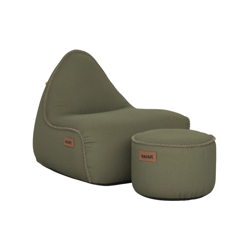 Cobana Lounge Chair & Pouf