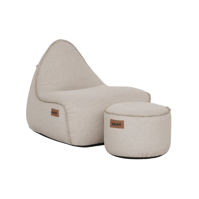 Cobana Lounge Chair & Pouf