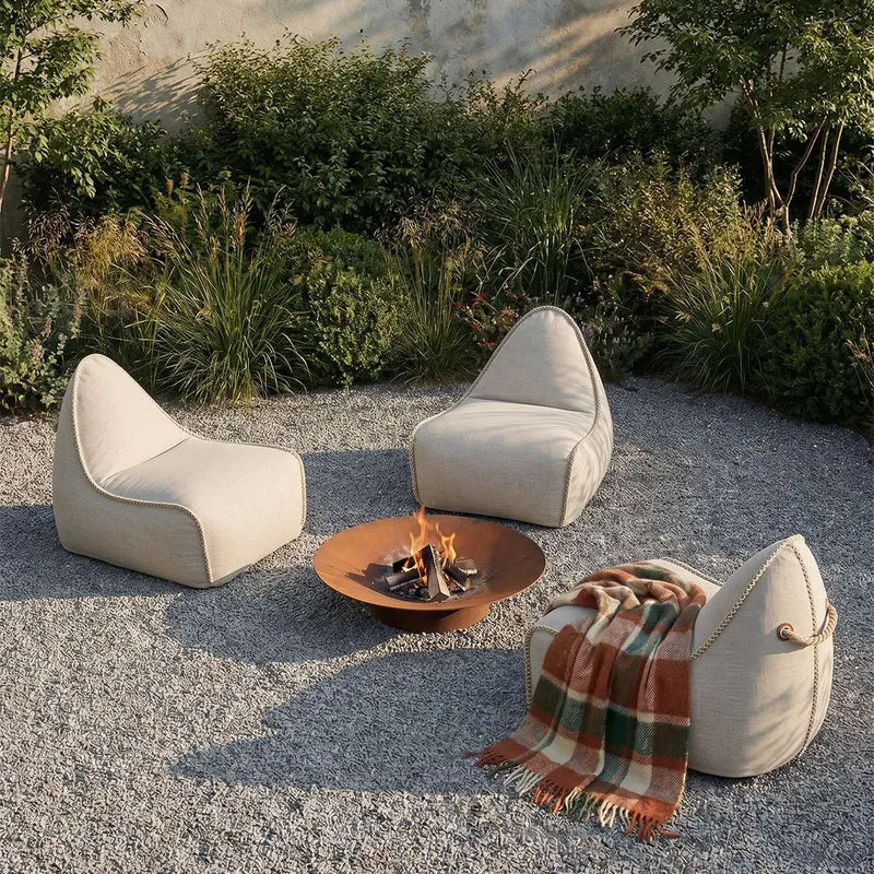 Cobana Lounge Chair & Pouf