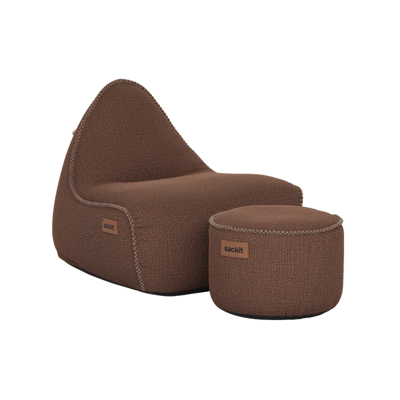 Cobana Lounge Chair & Pouf