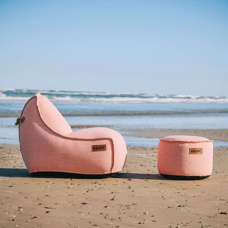 Cobana Lounge Chair & Pouf