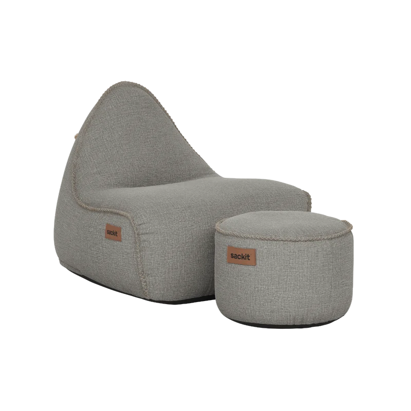 Cobana Lounge Chair & Pouf