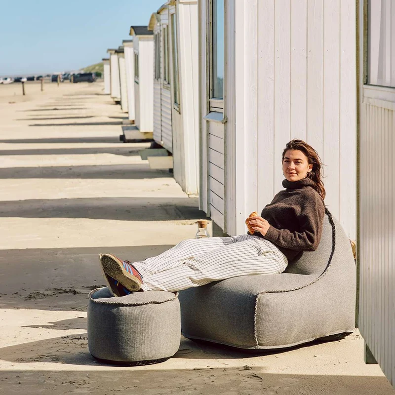 Cobana Lounge Chair & Pouf