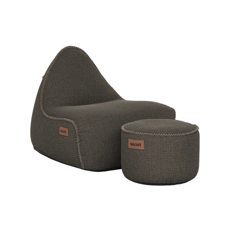 Cobana Lounge Chair & Pouf
