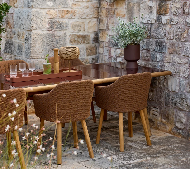 Sticks dining table, 280x100 cm