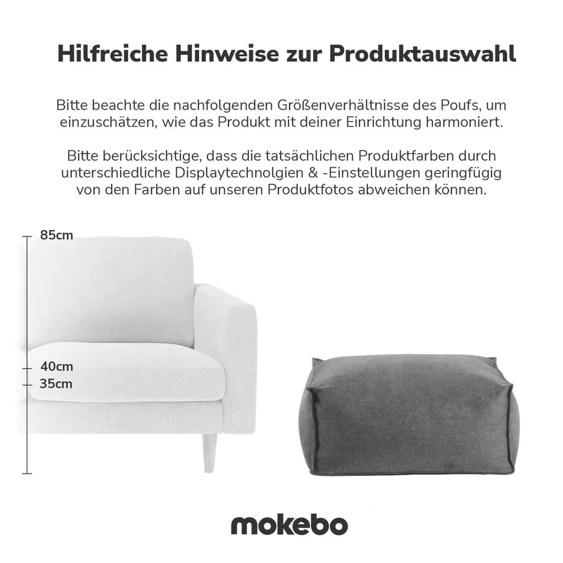Indoor Pouf 'Block'
