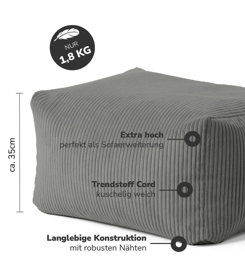 Indoor Pouf 'Block'